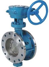 D343H型 蝸輪硬密封法蘭蝶閥產品圖