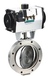 GIQ-B/AB型系列高真空氣動蝶閥產品圖   