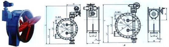翻板式密封蝶閥產品圖    
