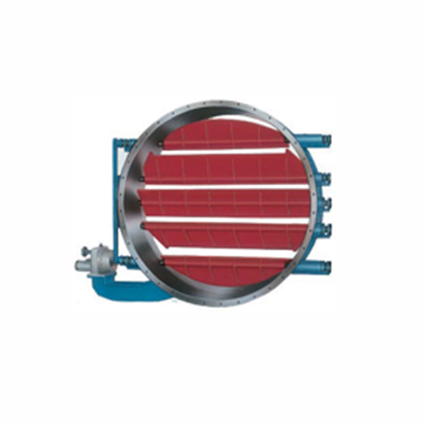 圓形百葉式電動調(diào)節(jié)蝶閥