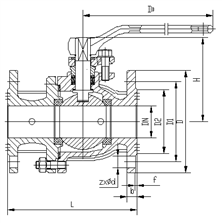 BQ41法蘭連接浮動軟（硬）密封保溫球閥