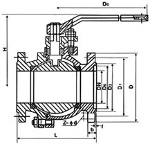 日標(biāo)金屬硬密封球閥