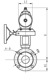 氣動(dòng)法蘭球閥