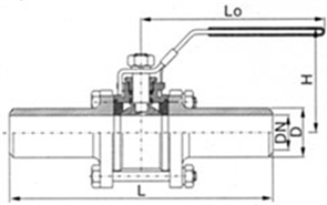Q61F 三片式加長對焊球閥