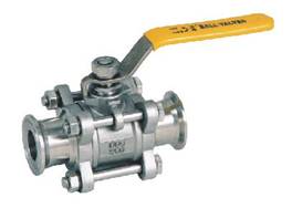 三片式卡箍球閥