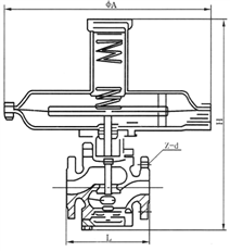 ZZVP自力式微壓調節閥結構圖